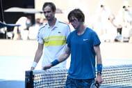Daniil Medvedev and Andrey Rublev
